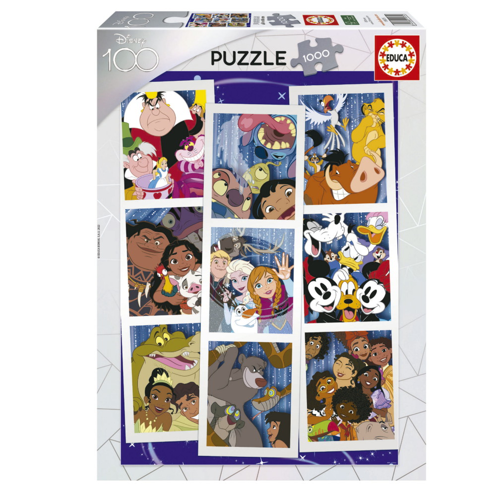 Educa Pussel: Disney 100 Collage 1000 Bitar