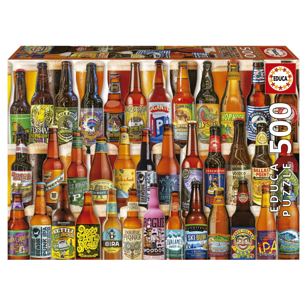 Educa Pussel: Craft Beers 500 Bitar