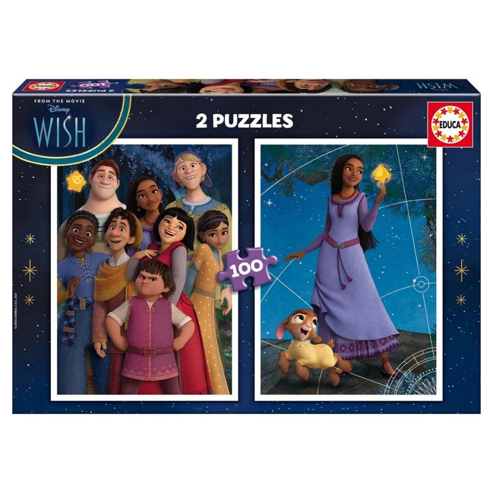 Educa Pussel: Disney Wish 2x100 Bitar