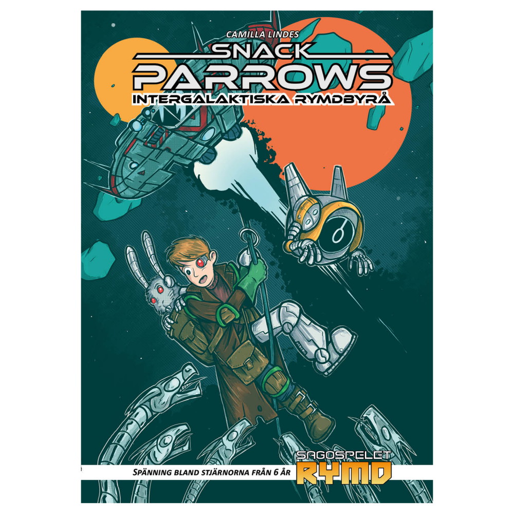Sagospelet Rymd: Snack Parrows intergalaktiska rymdbyrå