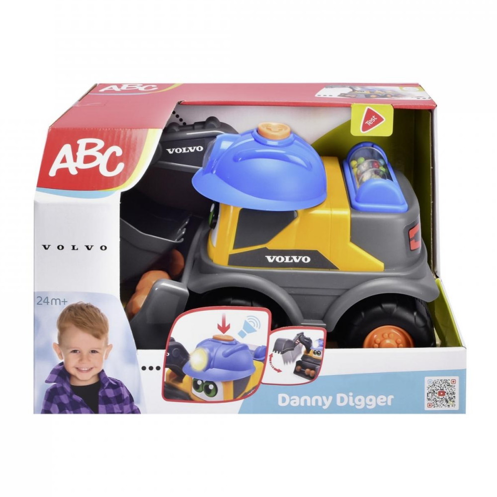 ABC Danny Digger Volvo Grävmaskin 25 cm