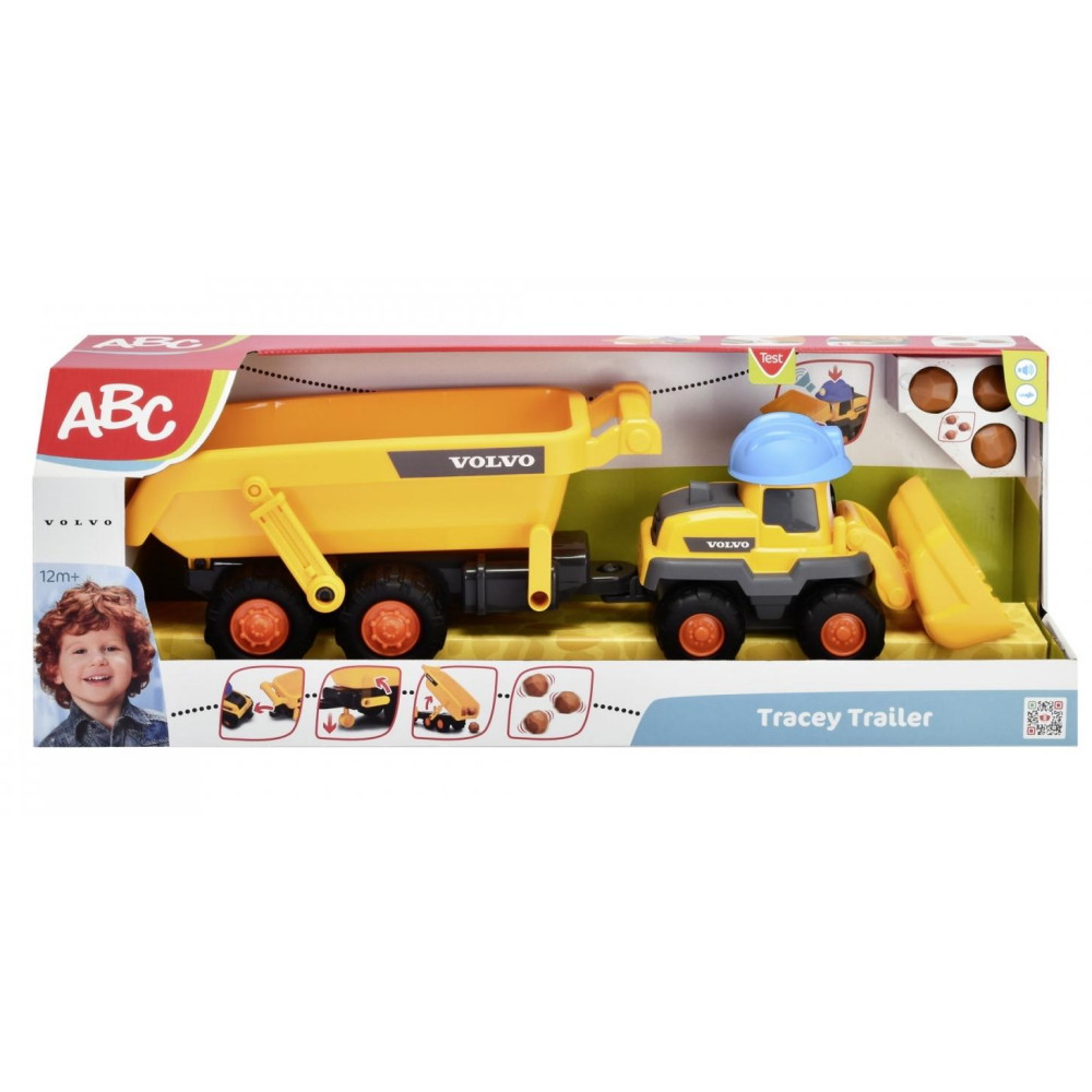 ABC Tracey Volvo Hjullastare med Släp 65 cm