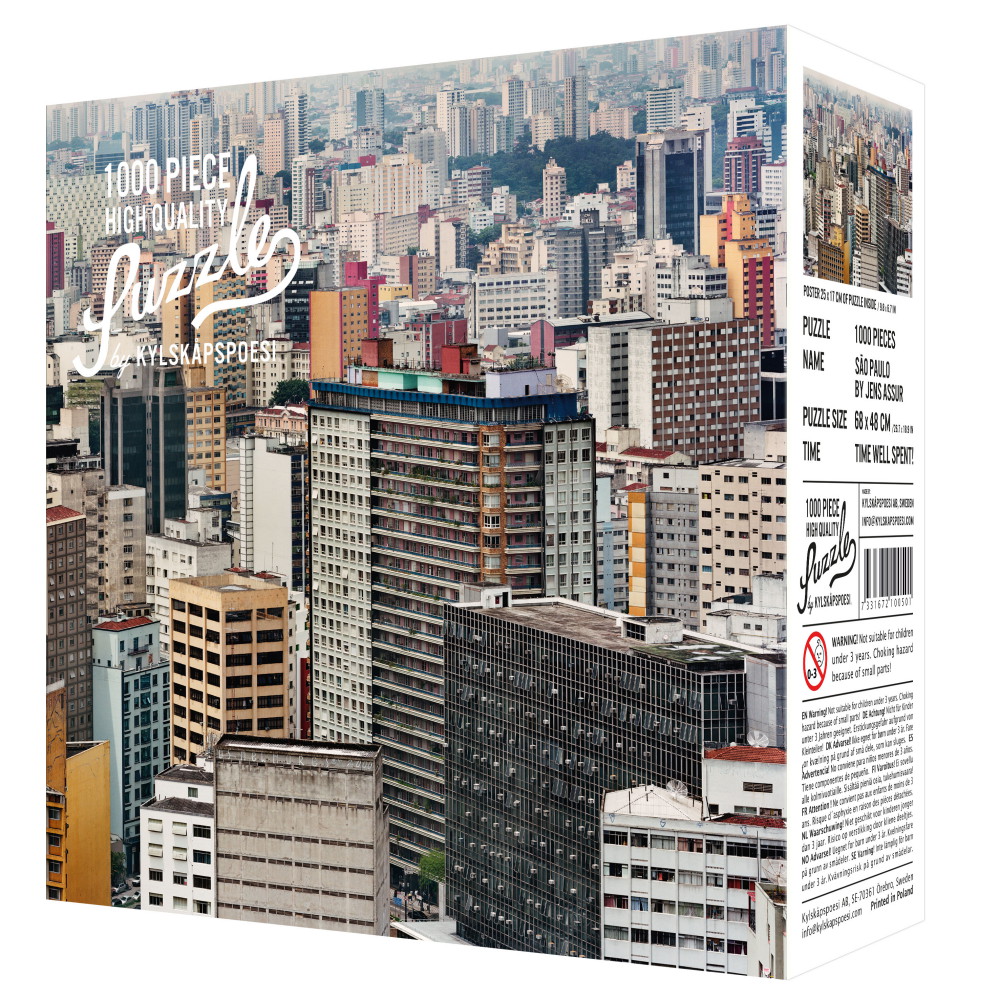 Kylskåpspoesi Pussel - São Paulo 1000 Bitar