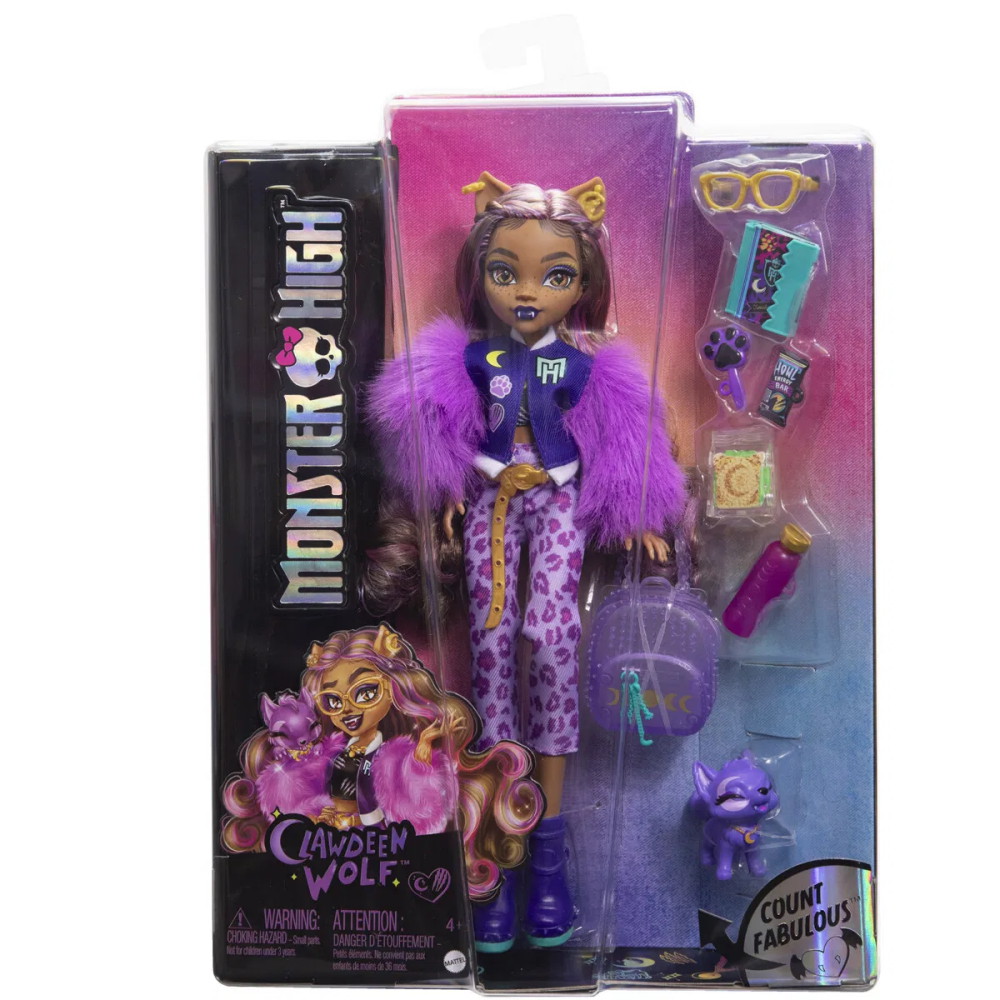 Monster High Kärndocka Clawdeen