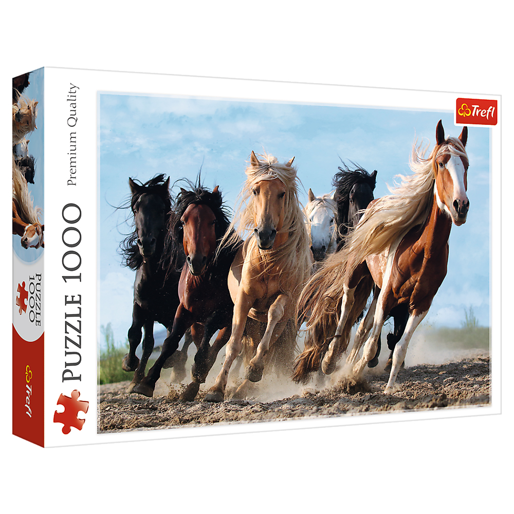 Trefl Pussel: Galloping Horses 1000 Bitar