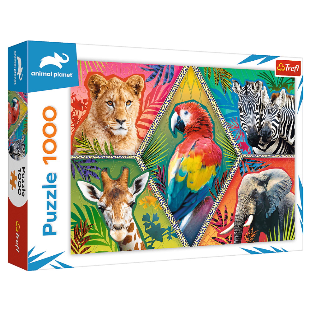 Trefl Pussel: Exotic Animals 1000 Bitar