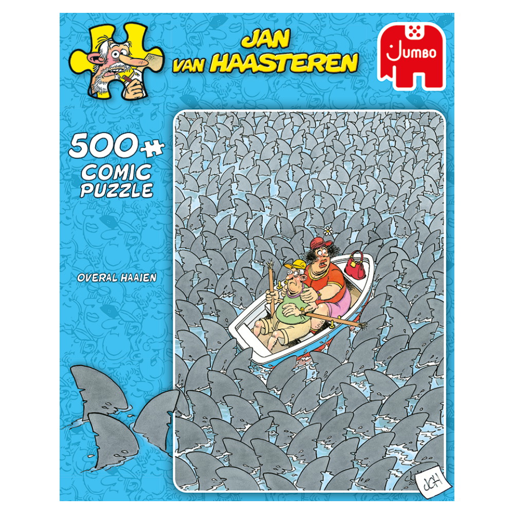 Jan van Haasteren Pussel - Total Sharks 500 bitar