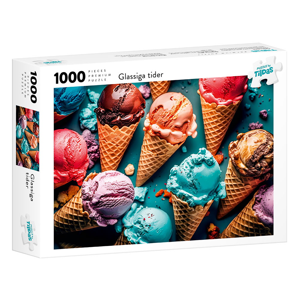 Tildas Pussel: Glassiga tider 1000 Bitar