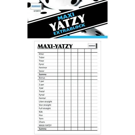 Maxi yatzy