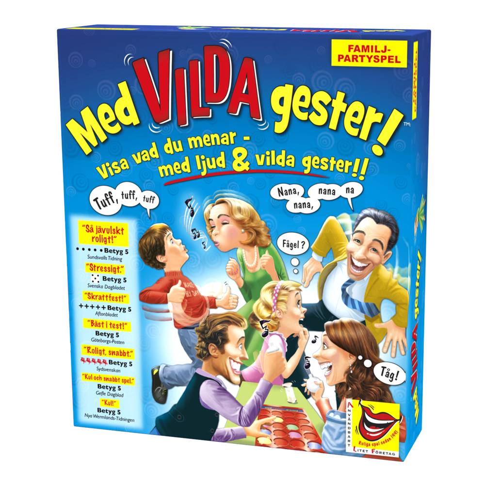 Med vilda gester
