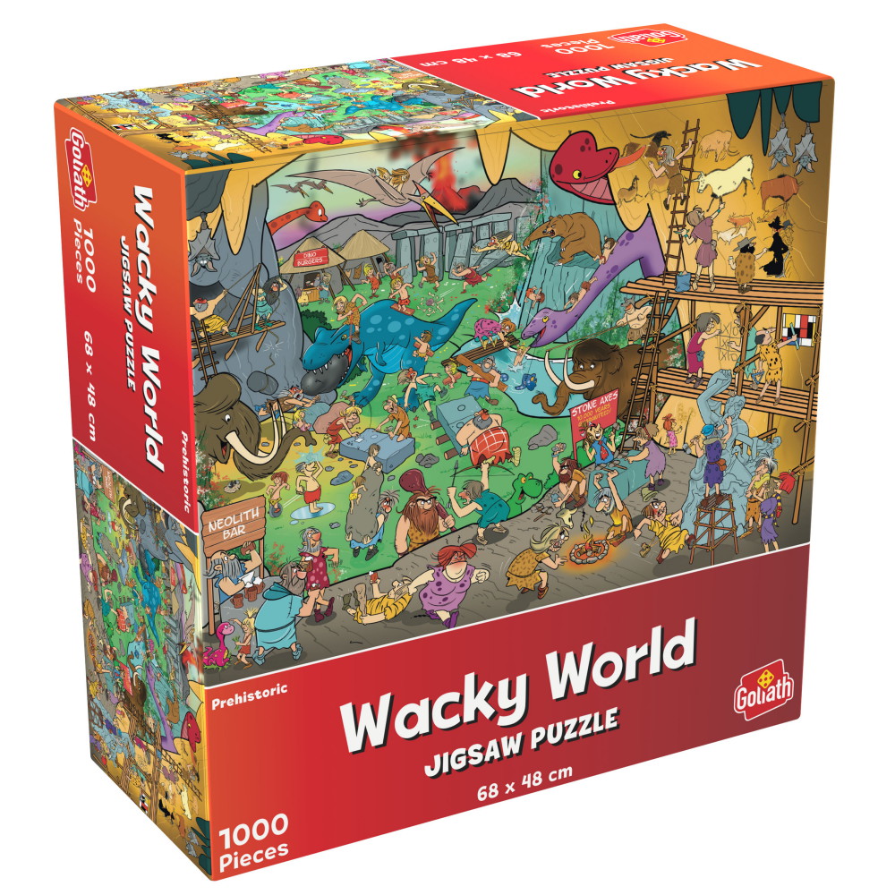 Wacky World pussel: Prehistoric 1000 Bitar