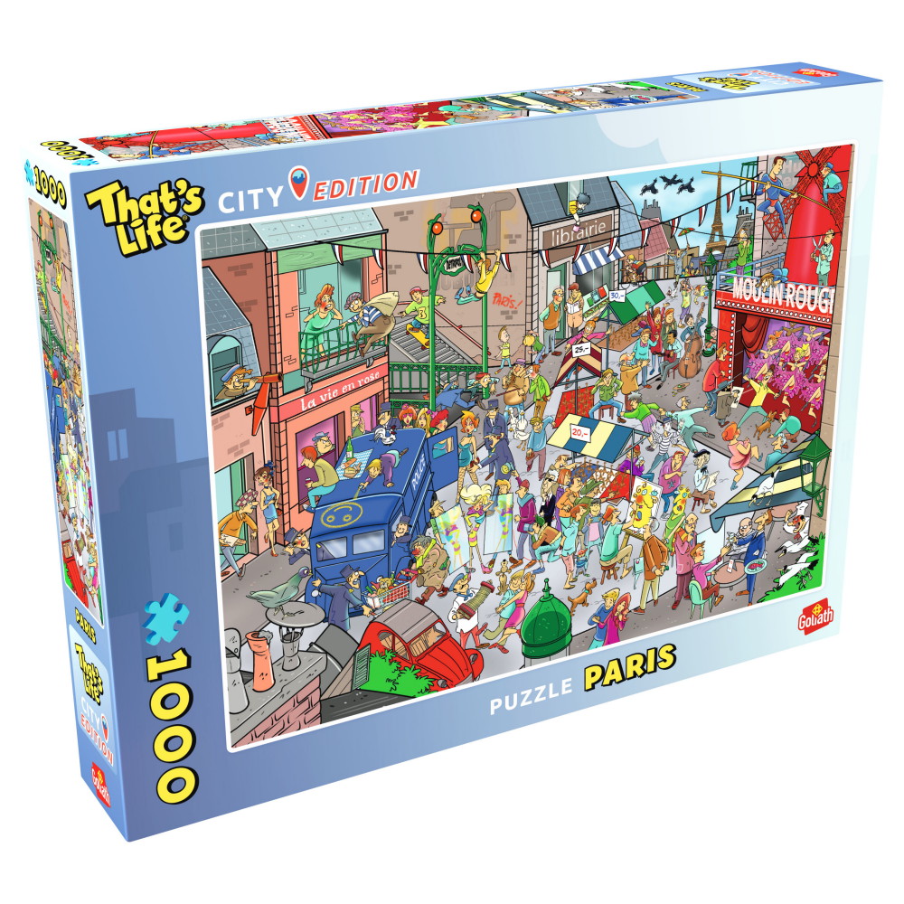 That's Life City Edition pussel: Paris 1000 Bitar