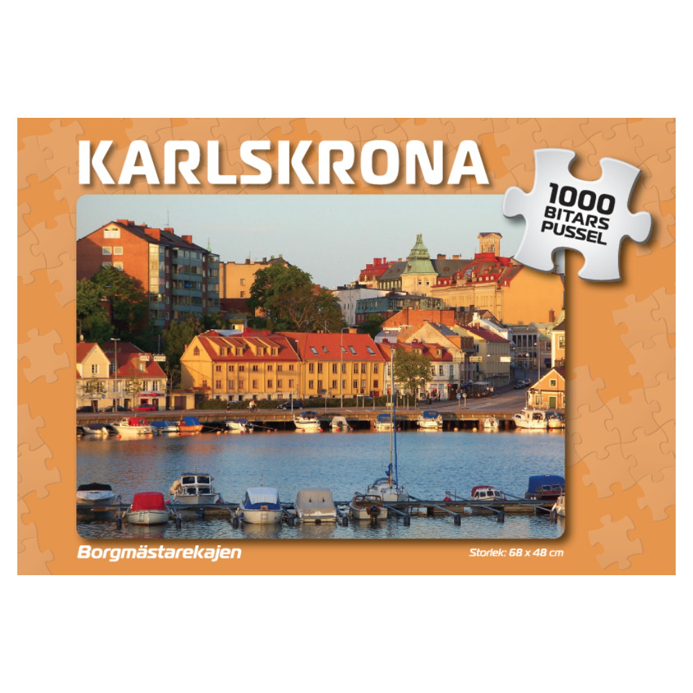 Svenska Pussel: Karlskrona Borgmästarekajen 1000 Bitar
