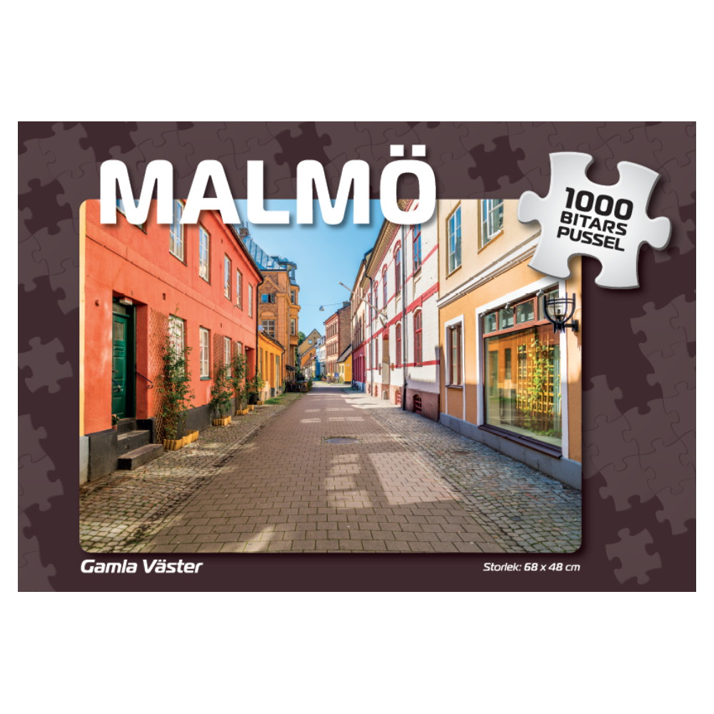 Svenska Pussel: Malmö Gamla Väster 1000 Bitar