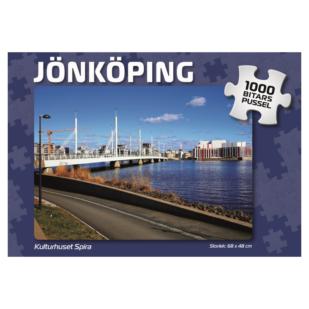 Svenska Pussel: Jönköping Kulturhuset Spira 1000 Bitar