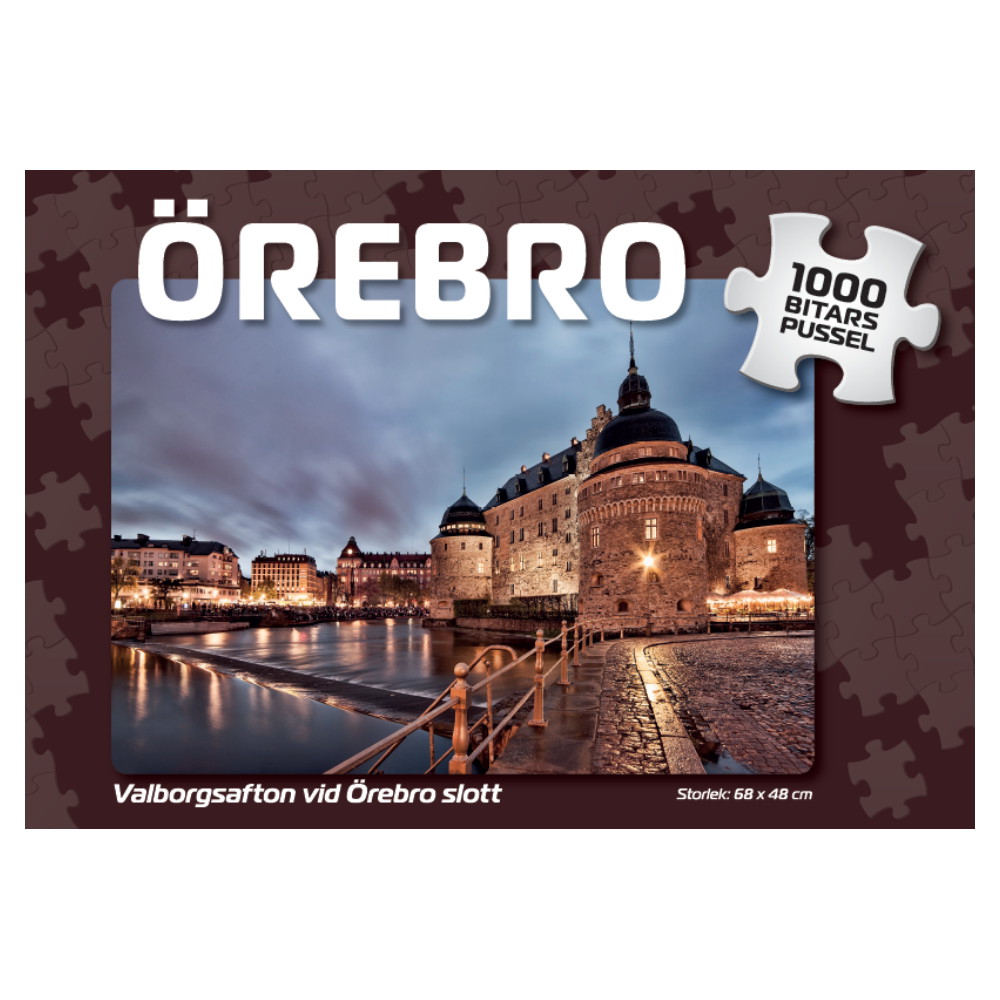 Svenska Pussel: Valborgsafton vid Örebro slott 1000 Bitar
