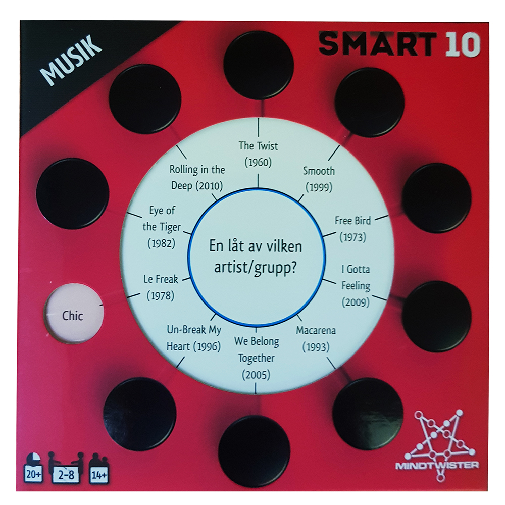 Smart 10: Frågekort Musik (Exp.)
