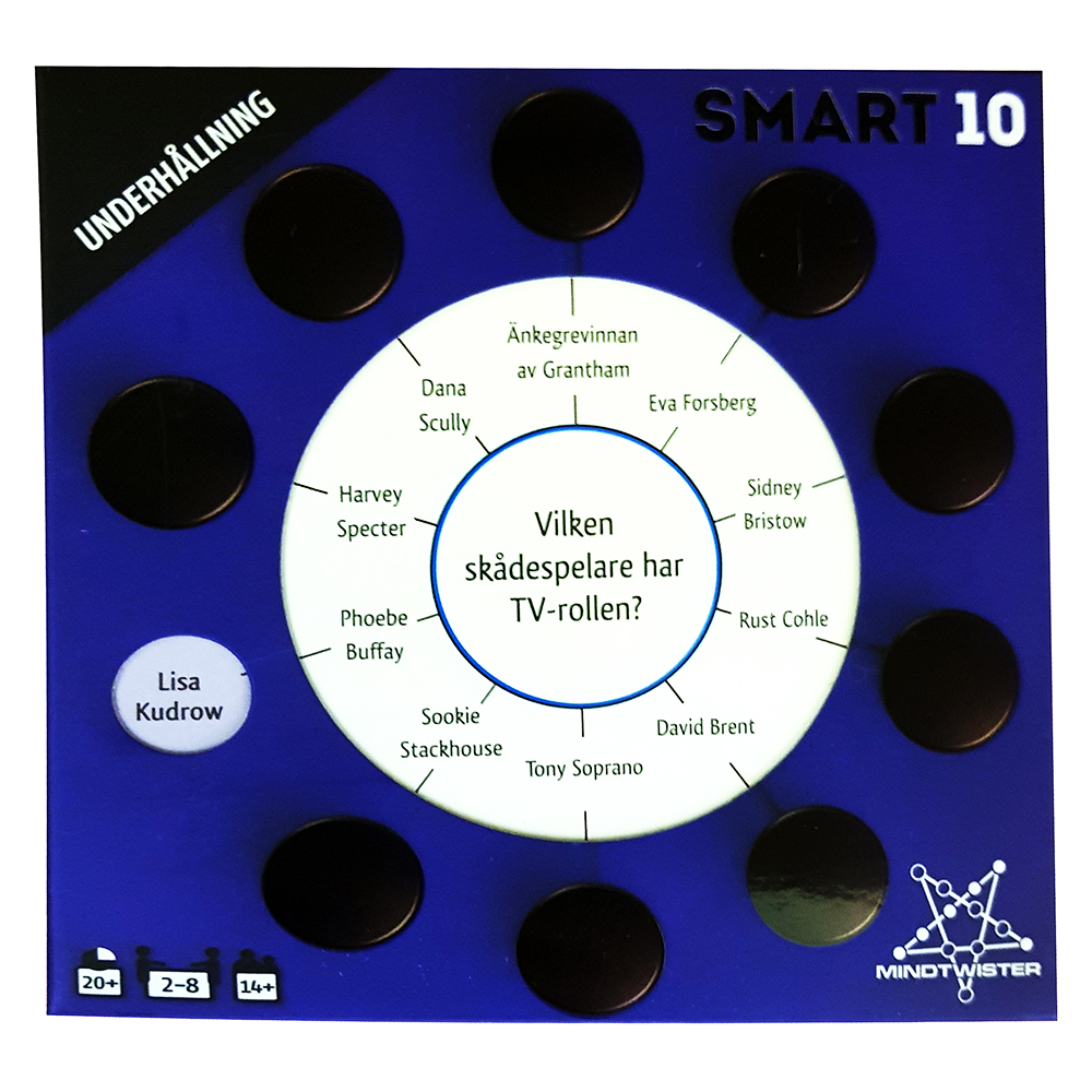 Smart 10: Frågekort Underhållning (Exp.)