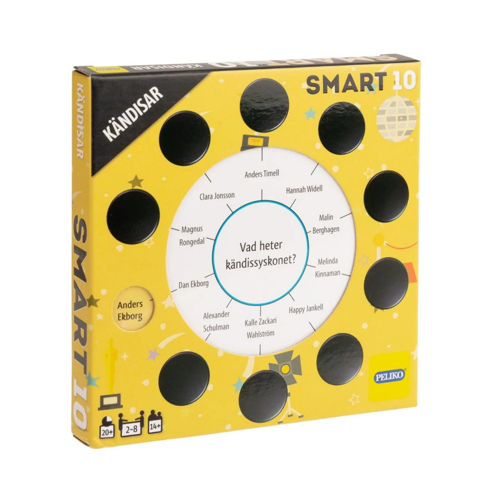 Smart 10: Frågekort Kändisar (Exp.)