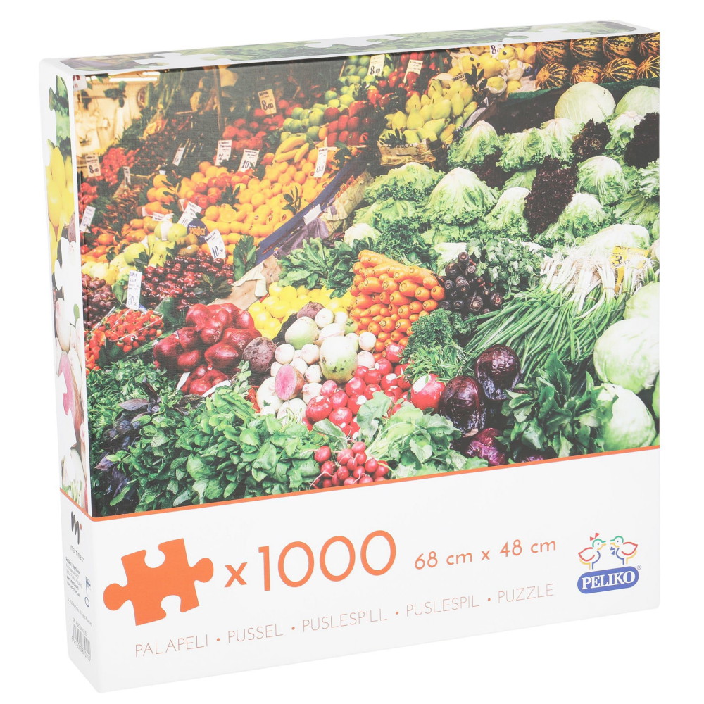 Peliko Pussel - Grönsaksmarknaden 1000 Bitar