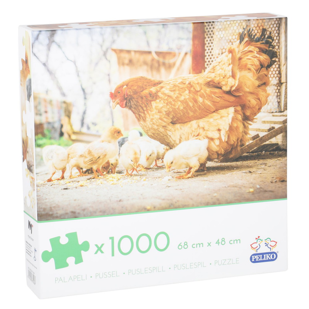 Peliko Pussel - Hönshus 1000 Bitar