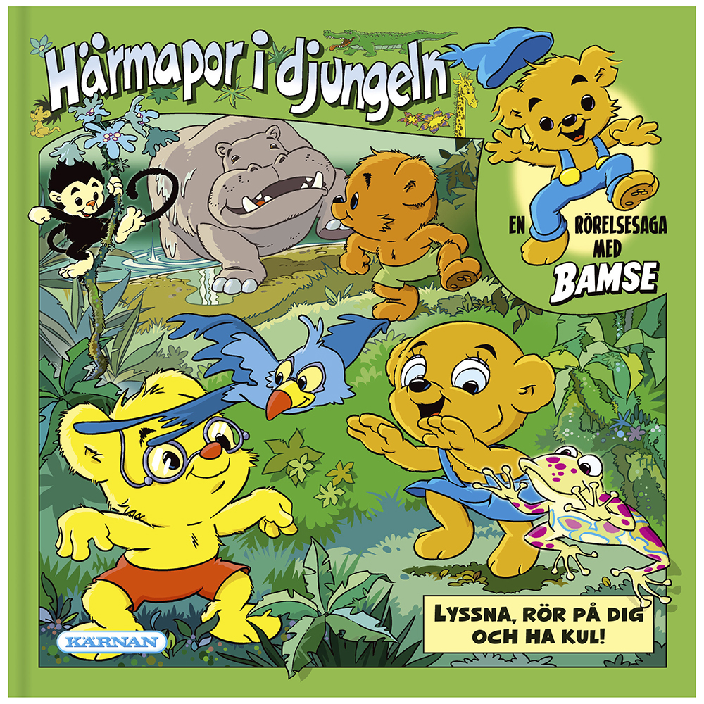 Bamse Rörelsesaga - Härmapor i djungeln