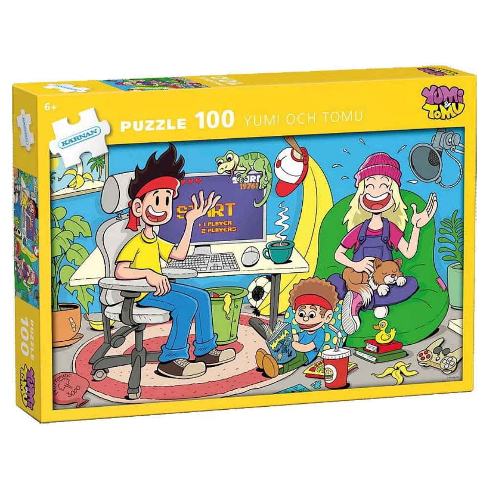 Kärnan Pussel: Yumi & Tomu 100 Bitar