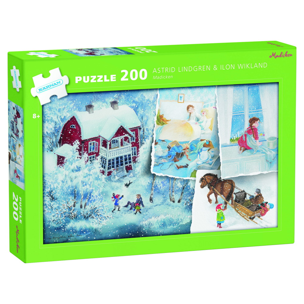 Kärnan Pussel - Madicken Julkort 200 Bitar