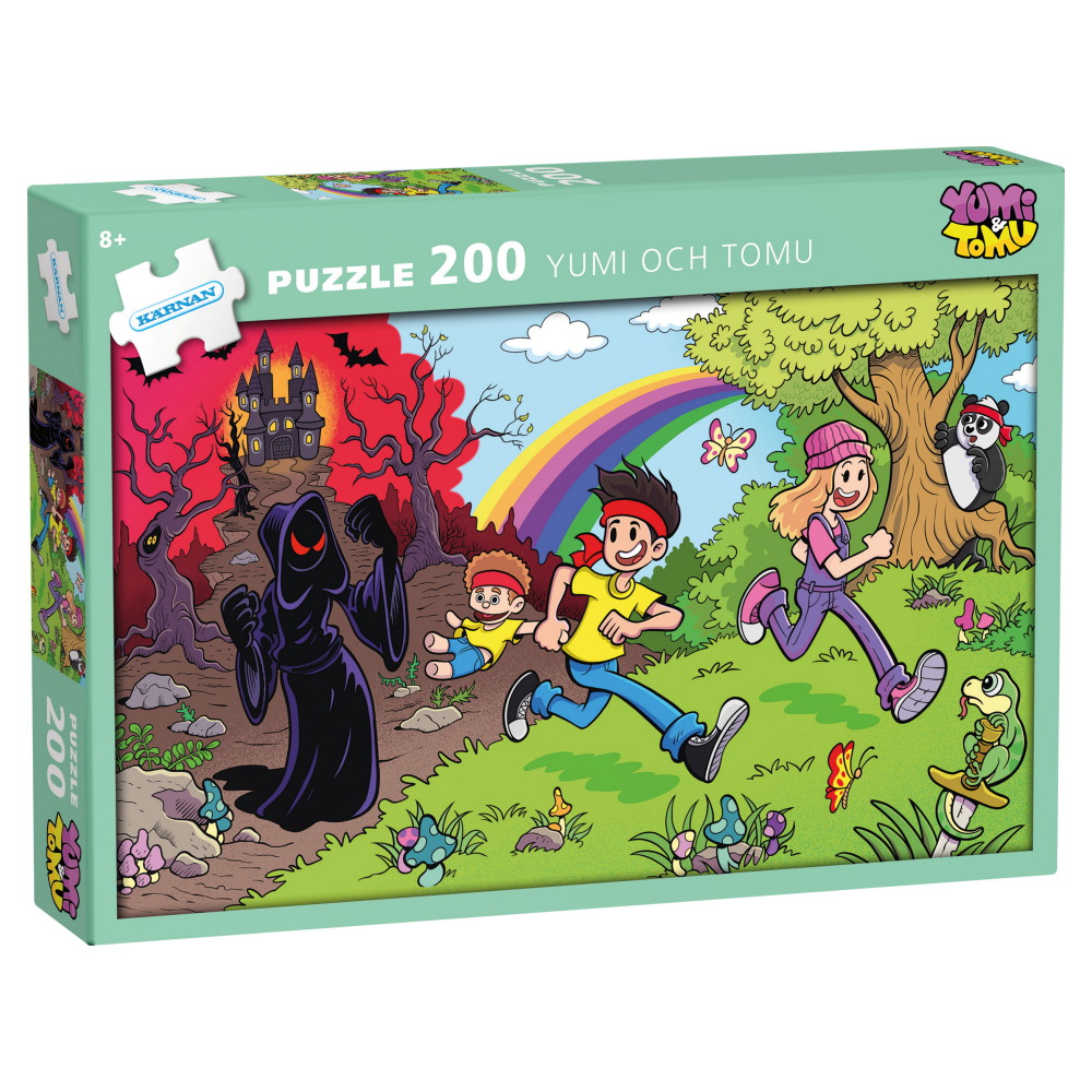 Kärnan Pussel - Yumi och Tomu 200 Bitar