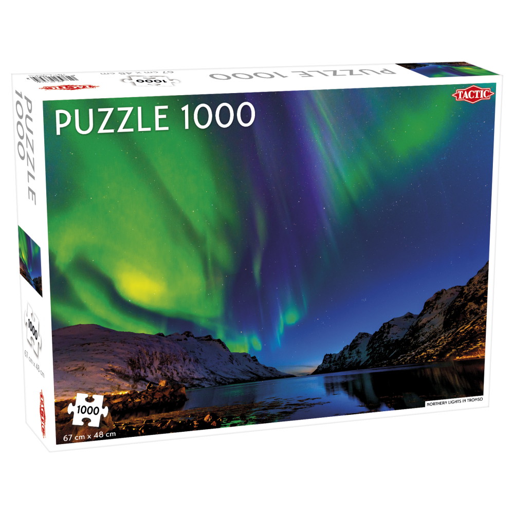 Tactic Pussel: Northern Lights in Tromso 1000 bitar