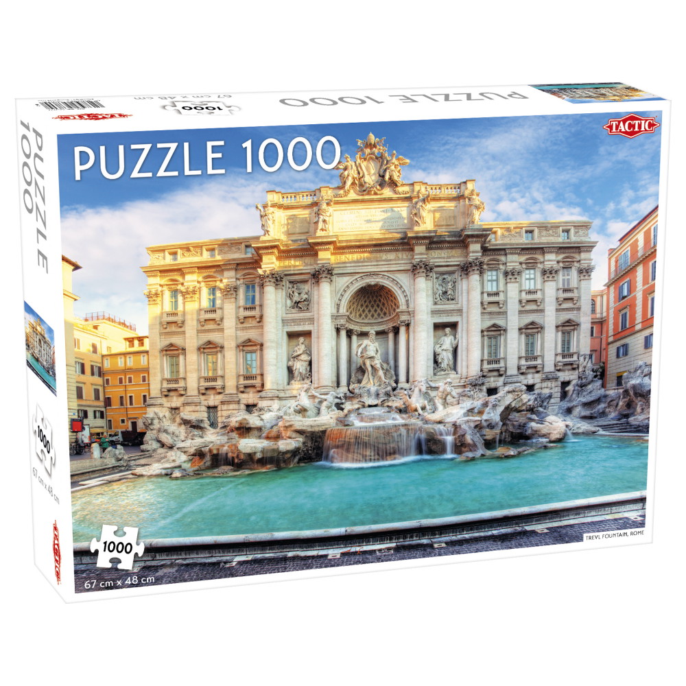 Tactic Pussel: Trevi Fountain, Rome 1000 bitar