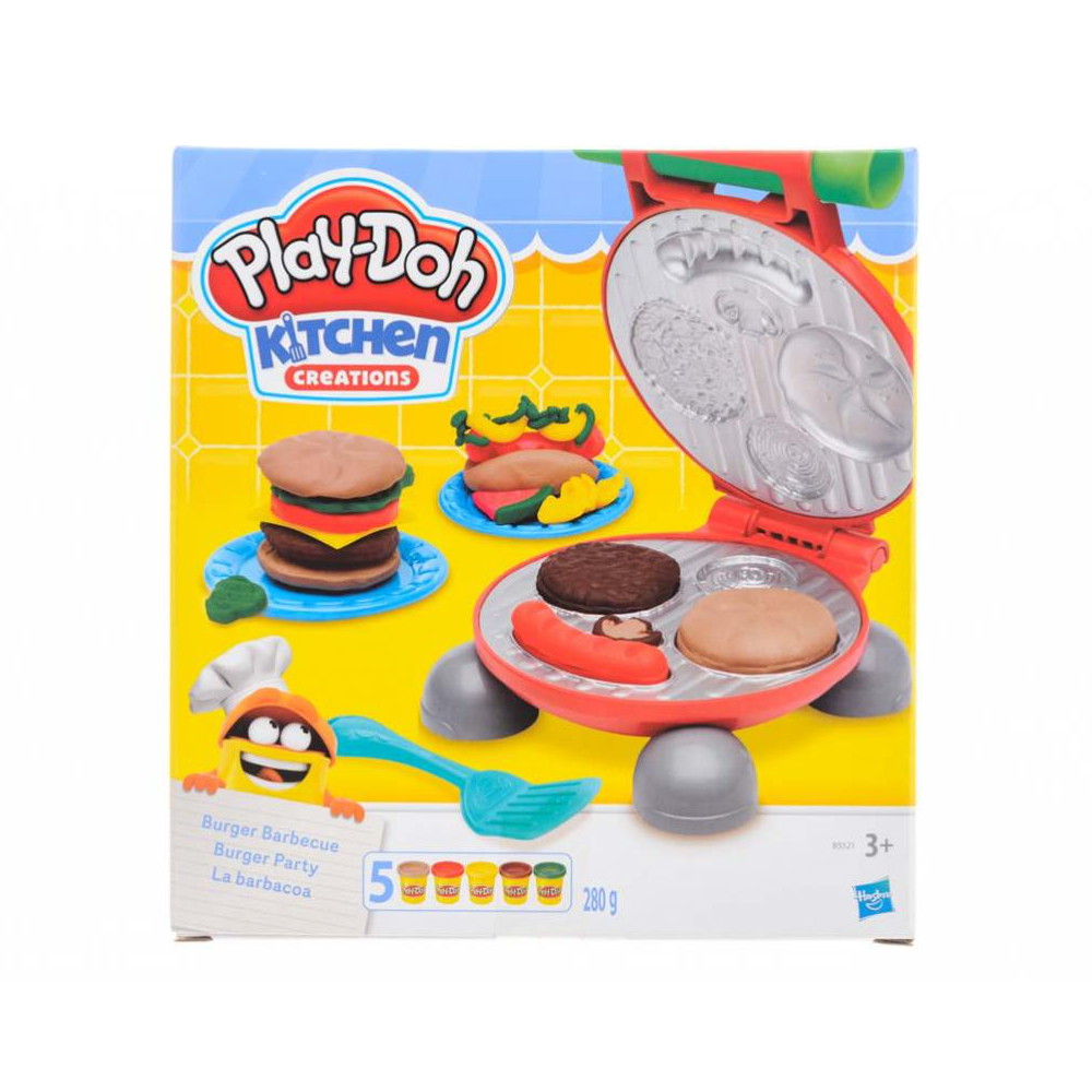 PlayDoh Burger Barbecue Set