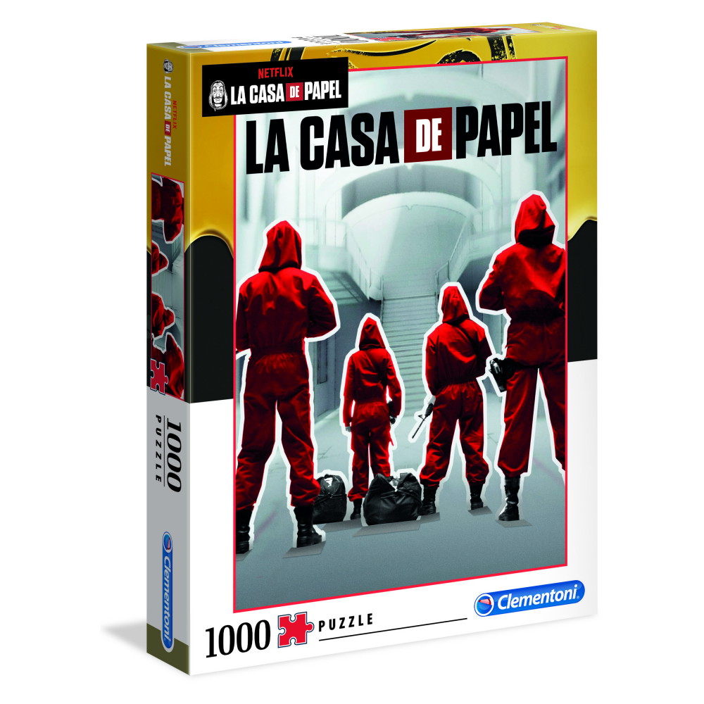 Clementoni Pussel - La Casa de Papel #3 1000 Bitar