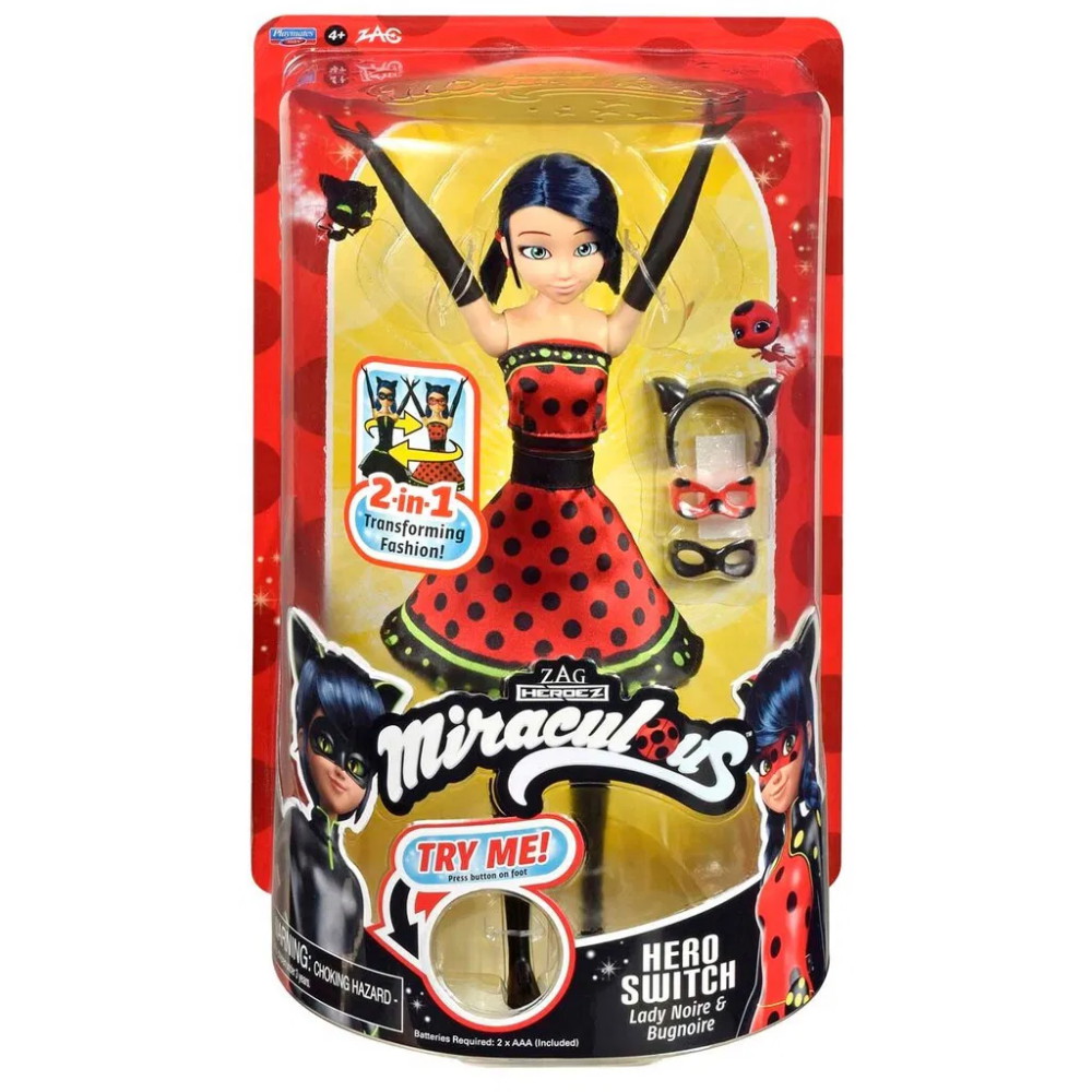Miraculous - Hero Switch Lady Noire & Bugnoire