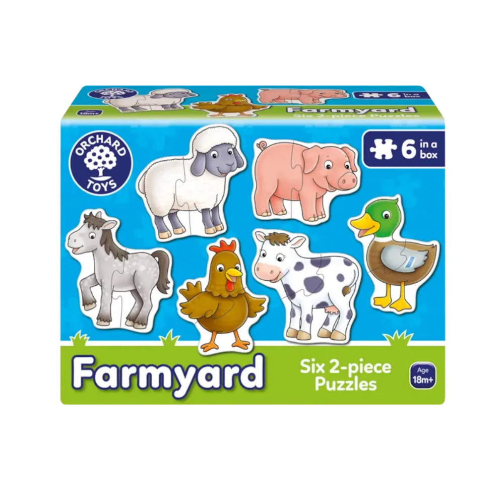 Pussel Farmyard 6 x 2 Bitar