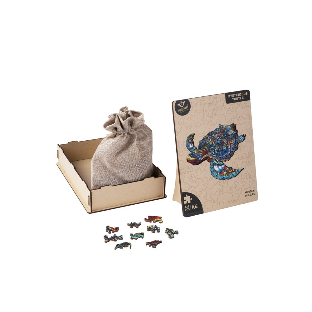Puzzle A4 Sköldpadda - 128 bitar