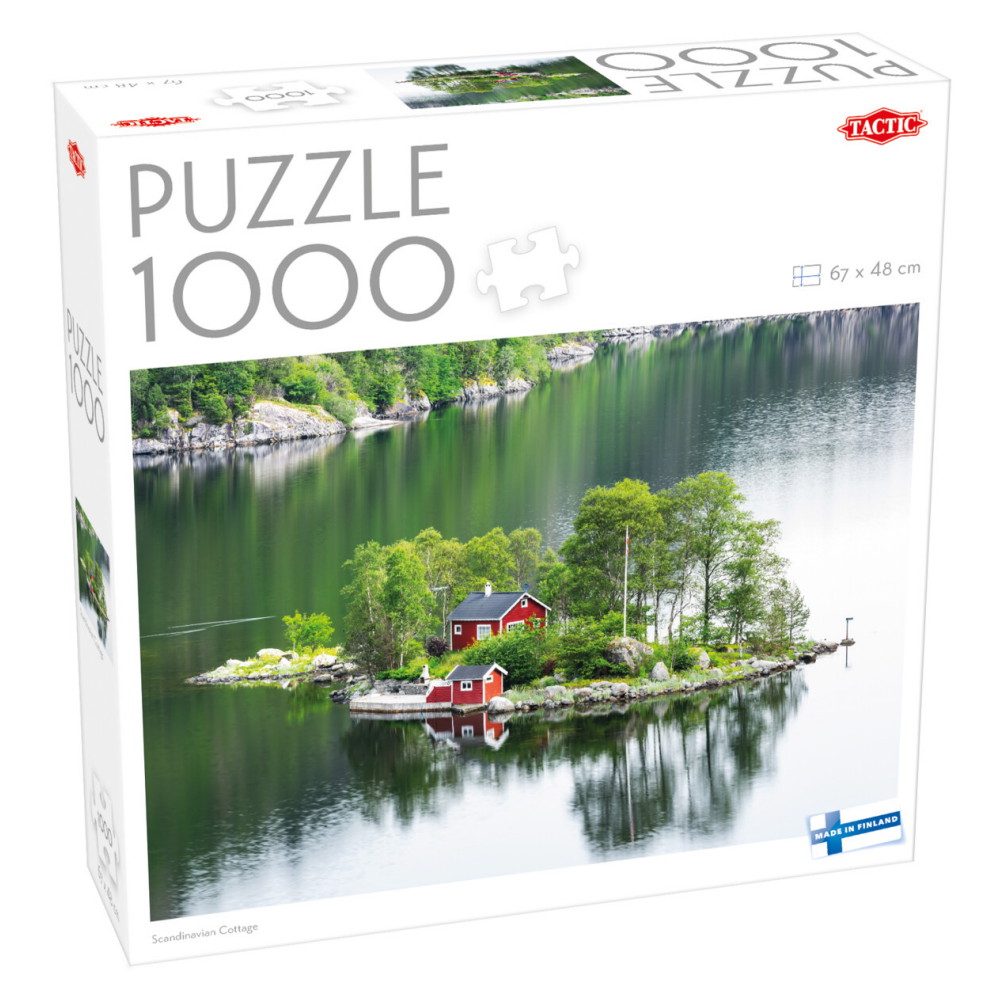 Tactic Pussel: Scandinavian Cottage 1000 Bitar