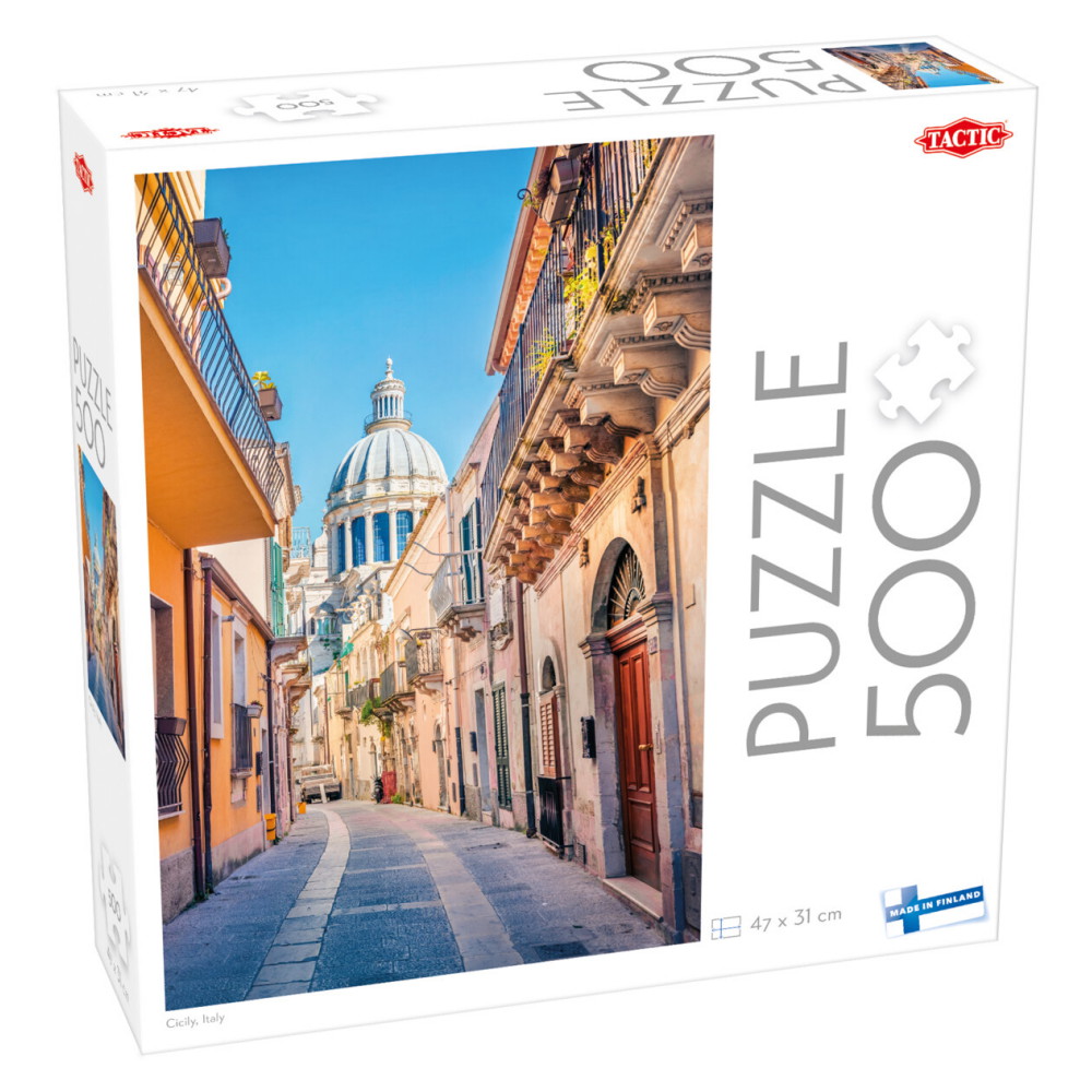 Tactic Pussel: Sicily, Italy 500 Bitar