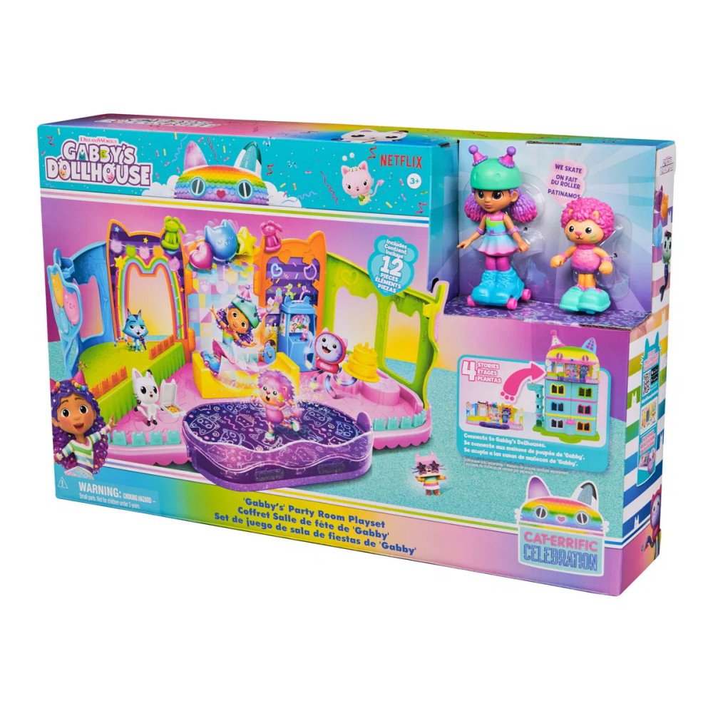 Gabby's Dollhouse Rooftop Roller Party Set