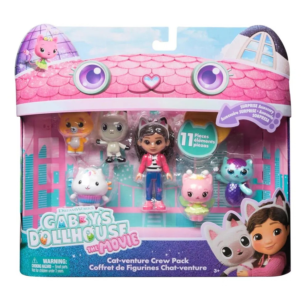Gabby's Dollhouse The Movie Figur set 6-Pack