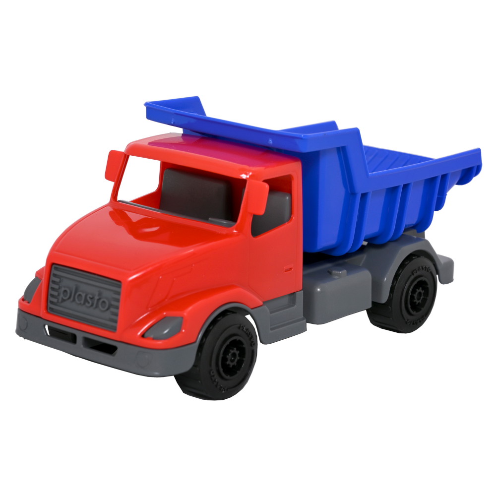 Plasto Lastbil - Röd/Blå