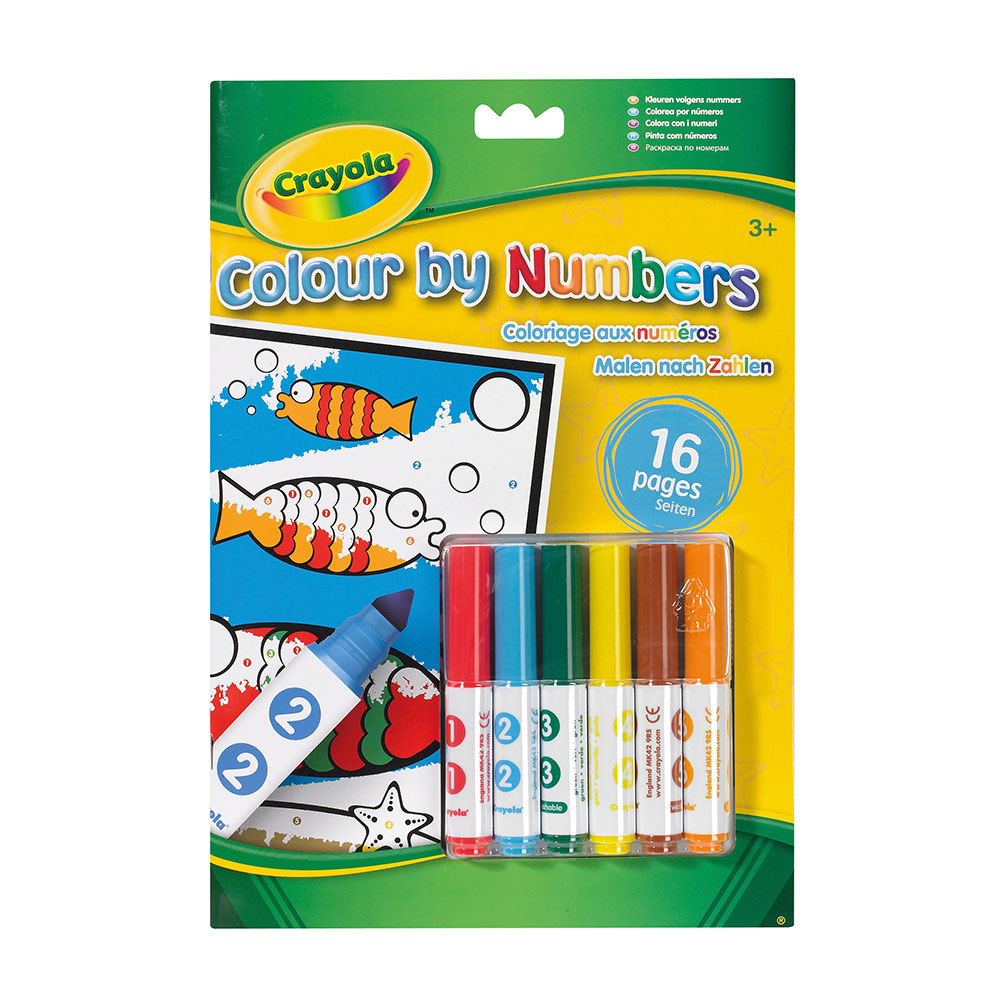 Crayola Färglägg Med Siffror Set