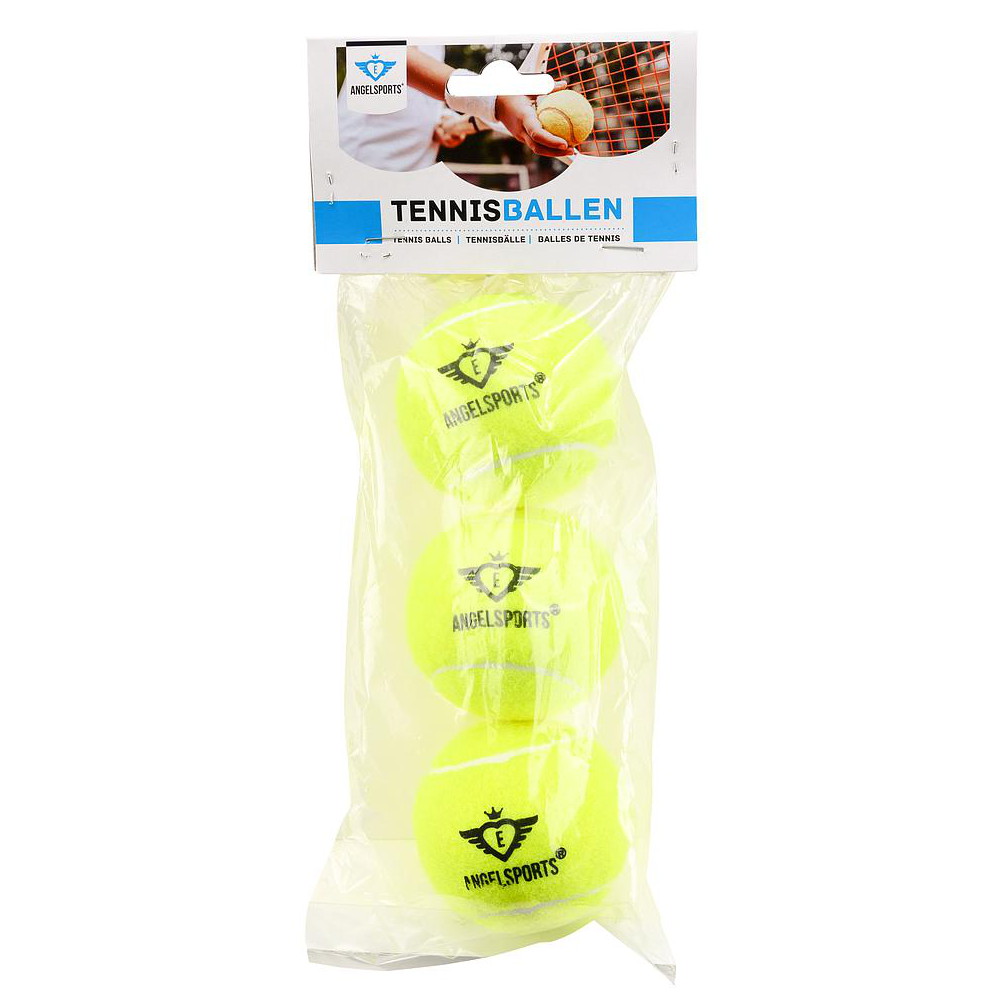 Angel Sports 3-pack tennisbollar