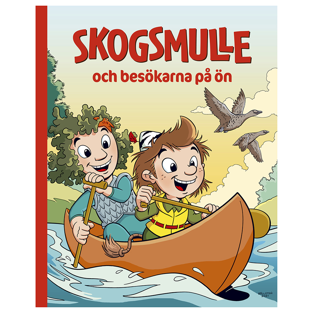 Skogsmulle och besökarna på ön