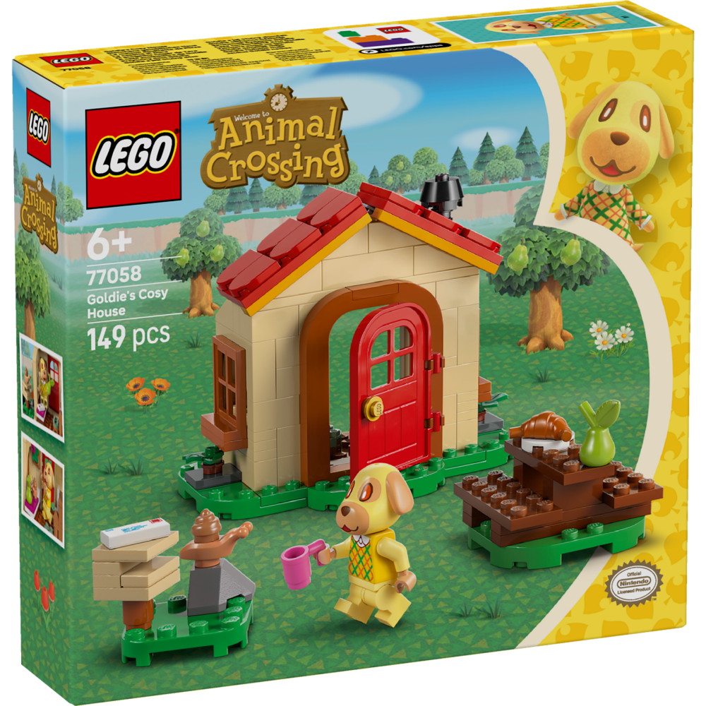 LEGO Animal Crossing - Det mysiga huset där Goldie bor