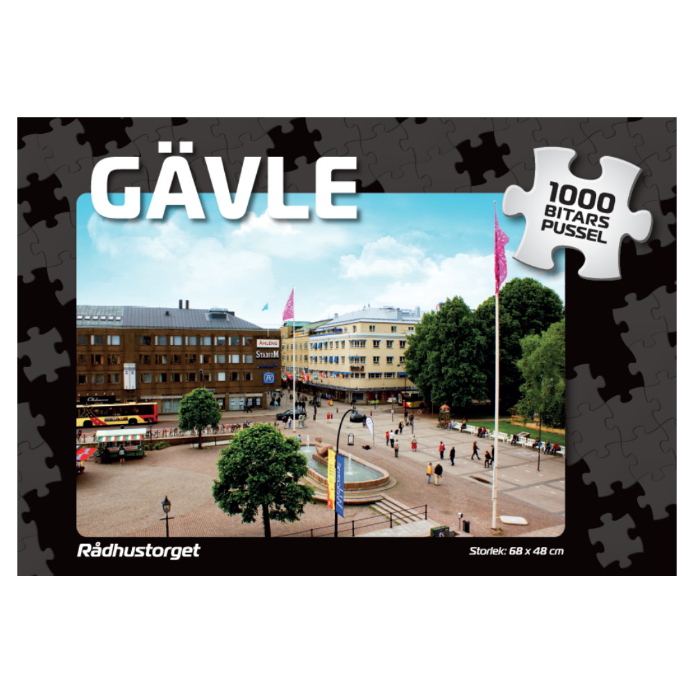 Svenska Pussel: Gävle Rådhustorget 1000 Bitar