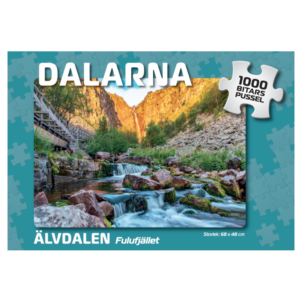 Svenska Pussel: Älvdalen Fulufjället 1000 Bitar