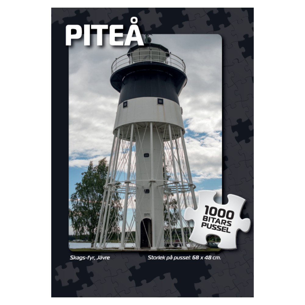 Svenska Pussel: Piteå Skags-fyr, Jävre 1000 Bitar
