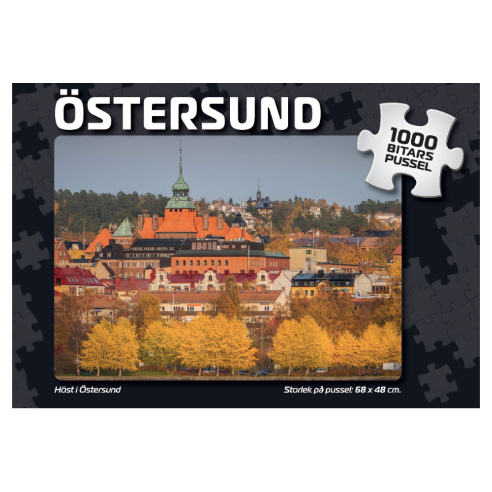 Svenska Pussel: Östersund Höst i Östersund 1000 Bitar