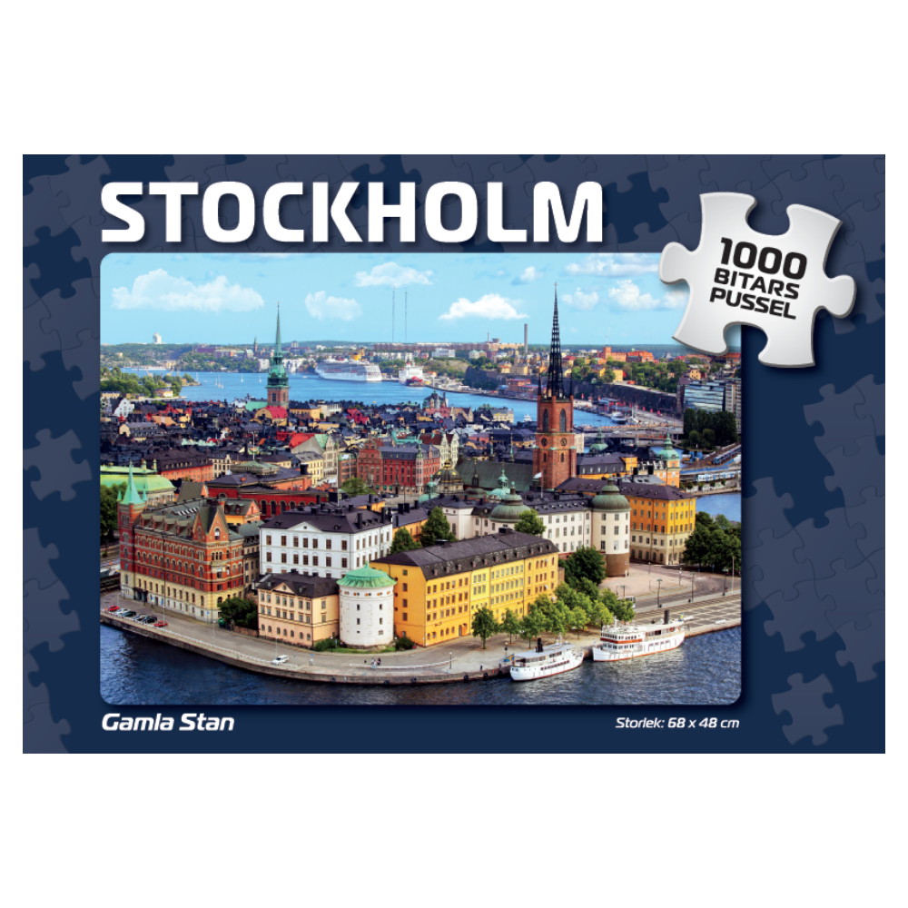 Svenska Pussel: Stockholm Gamla Stan 1000 Bitar